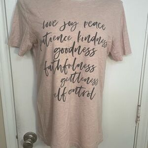 Vintage - Women’s Blush Pink Fruits of the Spirit - T-Shirt